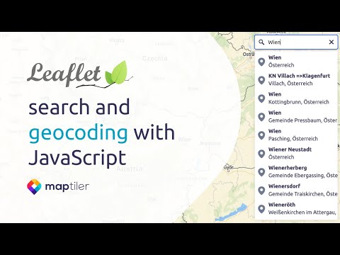 Leaflet tutorial 7 add geocoding search | 2023 tutorial step by step