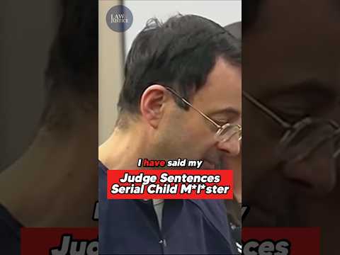 “I just signed your DEATH WARRANT” -Judge sentences Larry Nassar to 175 years in prison.