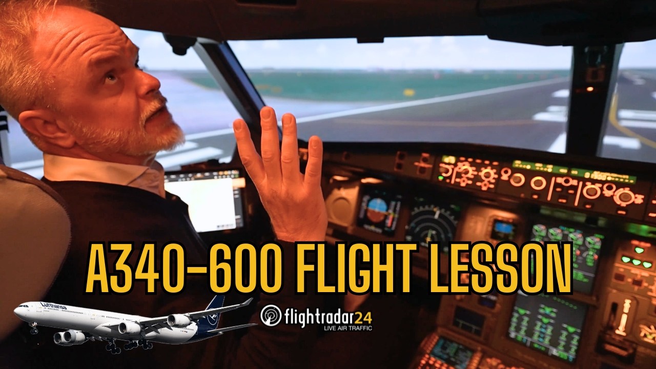 How to fly the A340-600 (in the SIM with Lufthansa Captain)
