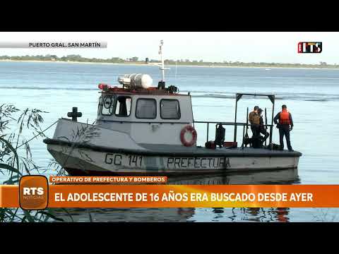 PUERTO SAN MARTÍN | HALLARON EL CUERPO DEL JOVEN QUE HABÍA DESAPARECIDO EN EL RÍO PARANÁ