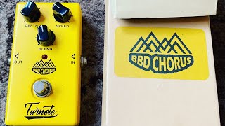 Video thumbnail for Sound test and demo of Twinote BBD Chorus by vincent ryan borres