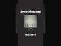 Song Message: “M23” by Starflyer 59. November 30, 2021.