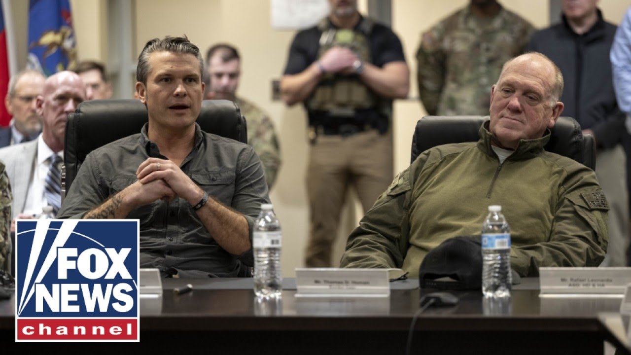 'FIRED UP': Lawrence Jones tours southern border with Hegseth, Homan