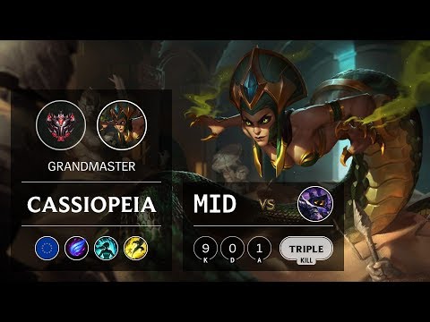 Cassiopeia Mid vs Veigar - EUW Grandmaster Patch 9.7