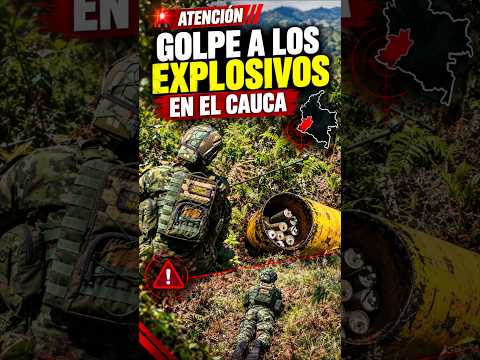 ¡MÁXIMA ALERTA! Ejército evita atentados en el Cauca 🚨
