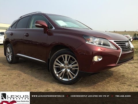 Lexus Certified Pre Owned Red 2014 RX 350 AWD Touring Package Review | Wetaskiwin Alberta