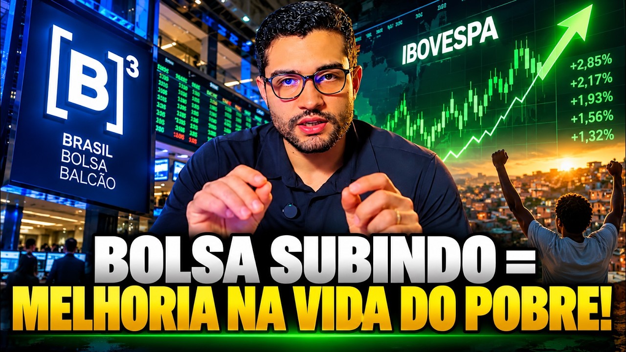 A BOLSA DE VALORES EM ALTA É BOA PARA O POBRE E EU POSSO PROVAR!