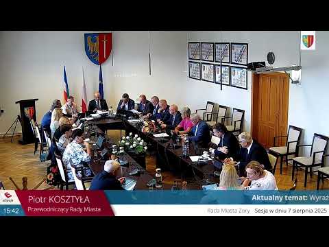 XVII SESJA RADY MIASTA ŻORY - 7.08.2025 r.