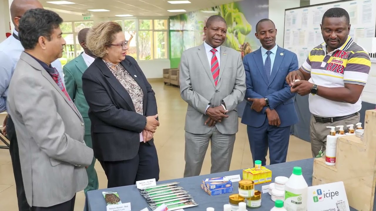 Courtesy visit to icipe by Amb  Josphat K  Maikara, EBS