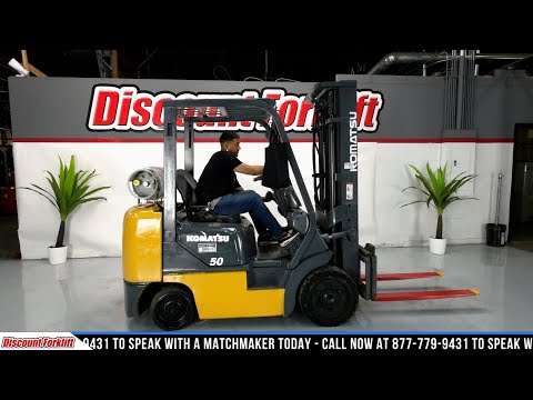 KOMATSU FG25ST-12 5,000 lb LP(Propane) #555A - Forklift for Sale