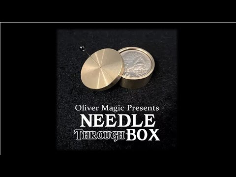 Needle Thru Box Oliver Magic Boston Otiko Box Coin