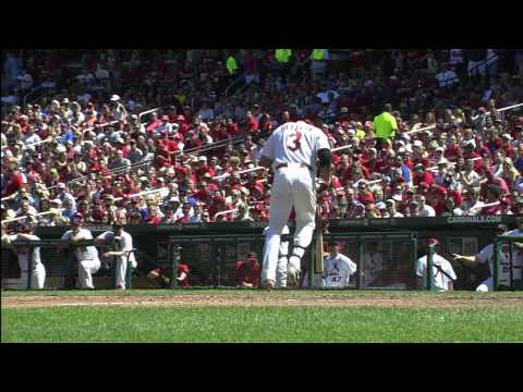 2013/08/11 Beltran's painful foul ball