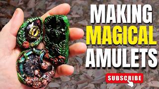 DIY Magical Amulets ✨ Resin & Polymer Clay Fantasy Jewellery Tutorial