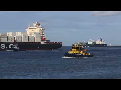 ShipSpotting in Rotterdam, The Netherlands - Part 67 (4K)