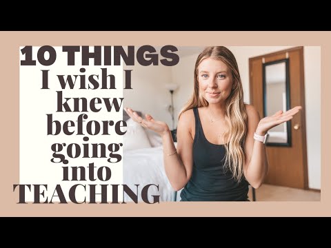 10 THINGS I WISH I KNEW BEFORE GOING INTO TEACHING | Salary, Schedule, Behaviors + More!