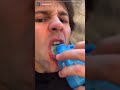 Sneaky Stardust Gum Powder Sour Blue Raspberry David Dobrik Instagram Story