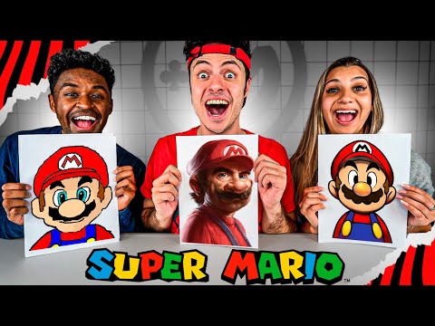 QUEM FIZER O MELHOR DESENHO DO SUPER MÁRIO, VENCE! - Desafio