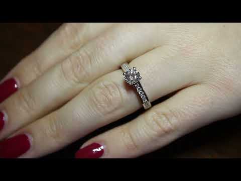Channel Set Diamond Ring – ‘Gina’