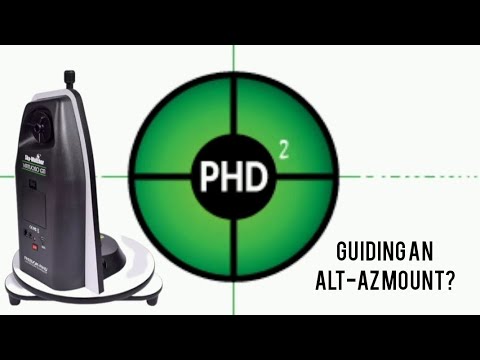 Can you Guide an ALT-AZ Mount with PHD2 software?