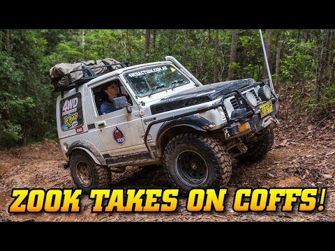 Suzuki Sierra does Coffs Tough Tracks - Insane recoveries and bush mechanic fixes