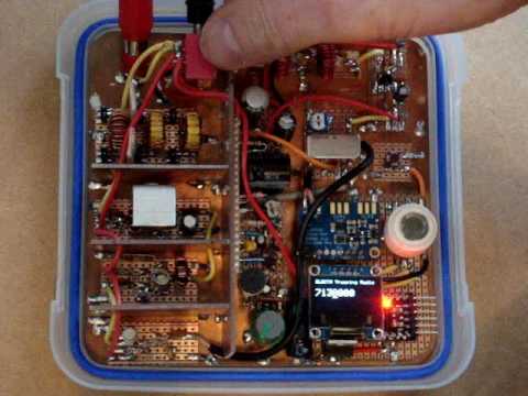 Homebrew 80m/40m/20m Tramping/Hiking Radio