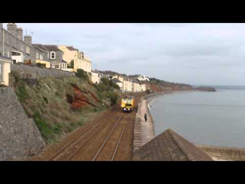 Colas Rail Tamper passing Dawlish with 2 tone