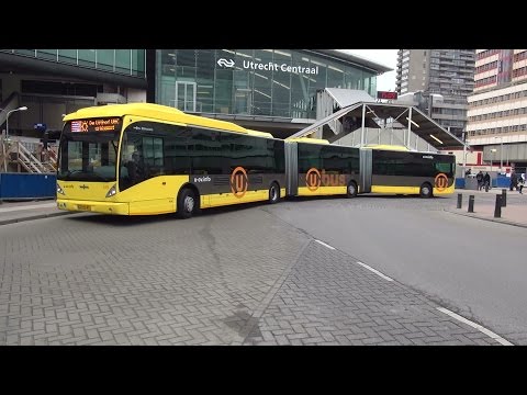Qbuzz U-OV VanHool newAGG300 te Utrecht (NL) | buslijn 12 | 22 maart 2016