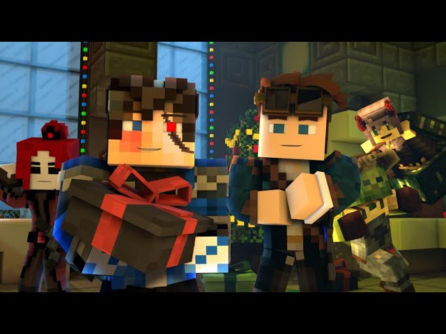 "A Christmas Special" - Minecraft Animation (@Rainimator & @TheBlueJerome Crossover) - Part 1