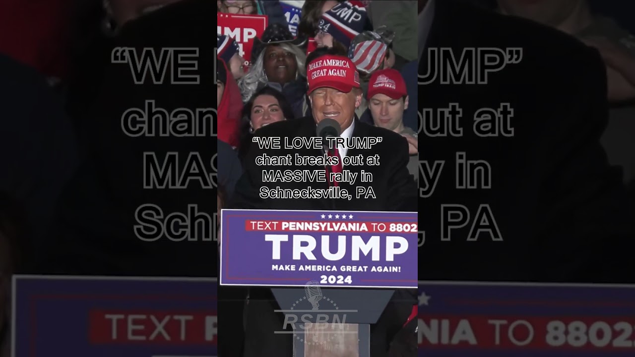 “WE LOVE TRUMP” chant breaks out at MASSIVE rally in Schnecksville, PA