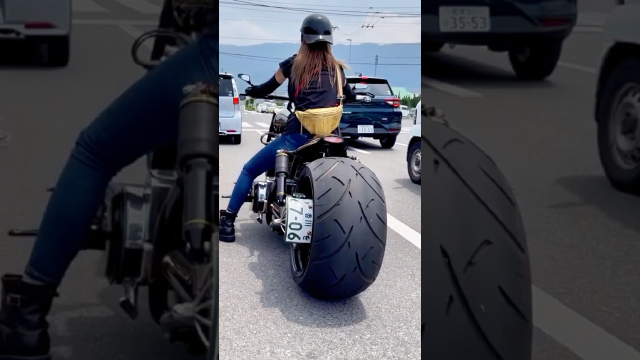 HULKING HARLEY Biker Girl By Ranne