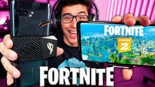 ESSE CELULAR GAMER É MELHOR QUE UM COMPUTADOR! Fortnite Mobile