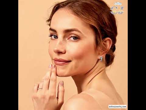 Sterling Silver Moissanite Hoop Earrings product video