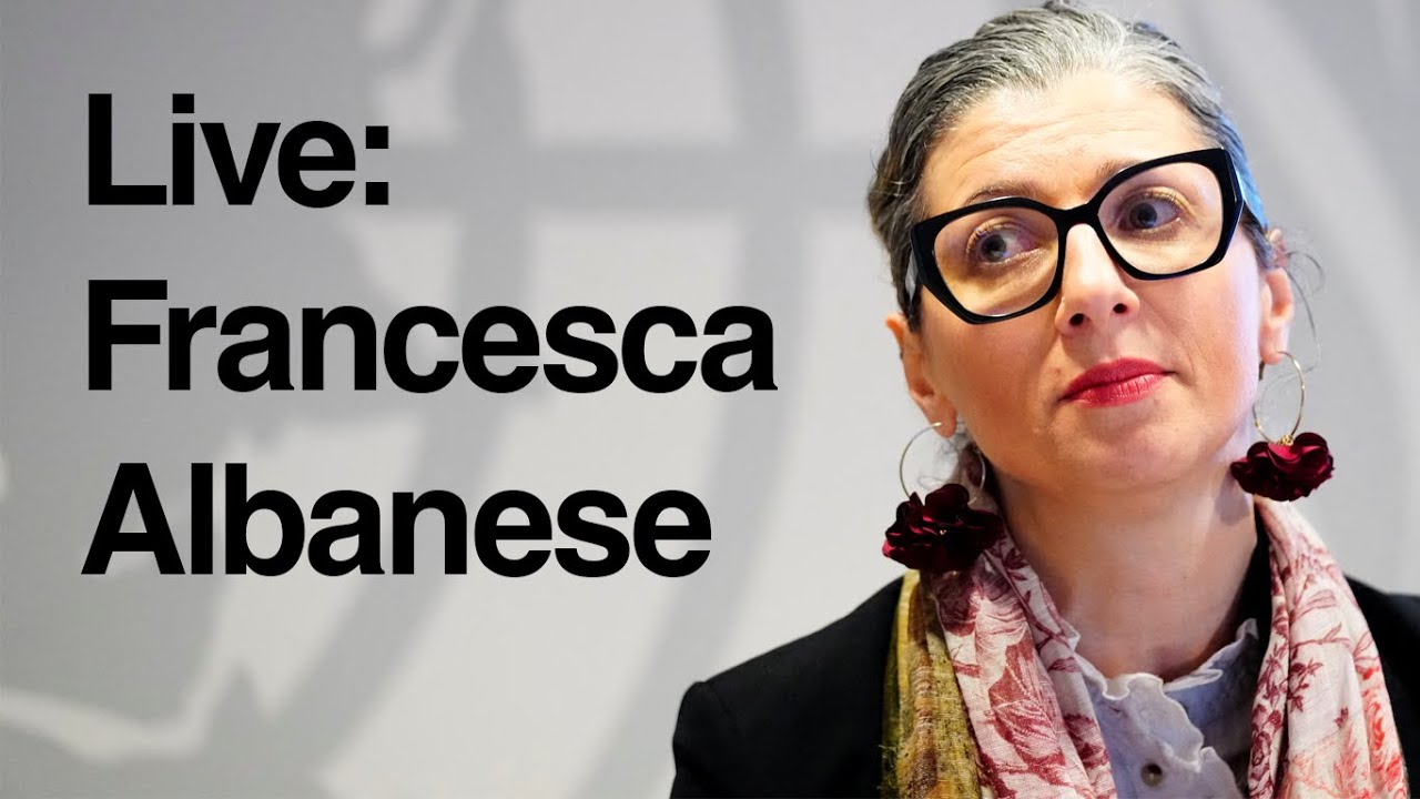 Francesca Albanese (VN-mensenrechtenrapporteur) in de Tweede Kamer