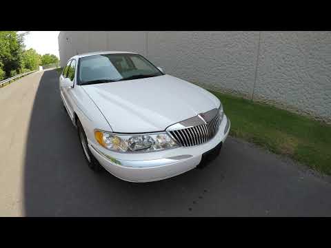 4K Review 1998 Lincoln Continental 36K Miles Virtual Test-Drive & Walk-around