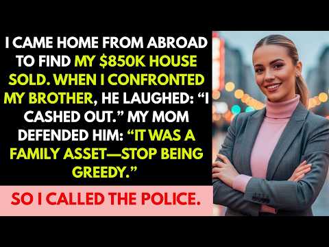 I Returned From Abroad to Find My $850,000 Home Sold — My Brother Just Smirked: “I Cashed Out.”