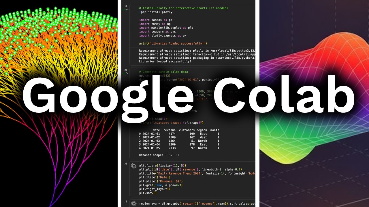 Google Colab Tutorial For Beginners (2026)