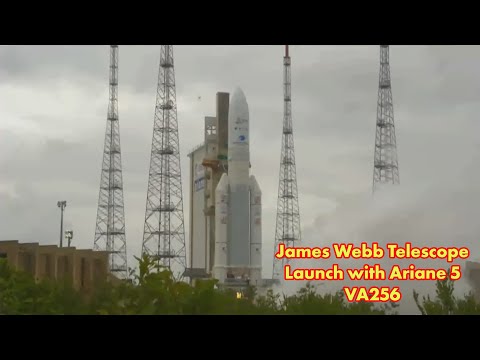 Ariane5 VA256 jamesWebb Telescope launch