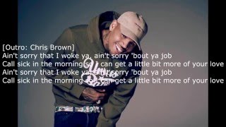 Chris Brown ft. Usher &amp; Zayn - Back To Sleep (Remix) Lyrics