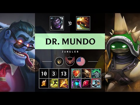 Dr. Mundo Jungle vs Rammus - NA Grandmaster Patch 25.17