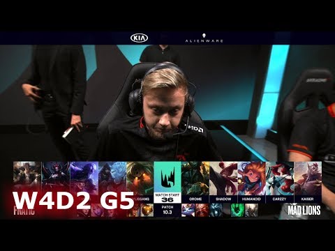 Fnatic vs Mad Lions | Week 4 Day 2 S10 LEC Spring 2020 | FNC vs MAD W4D2