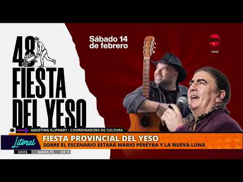 Se viene la 48° Fiesta del Yeso en Hernandarias