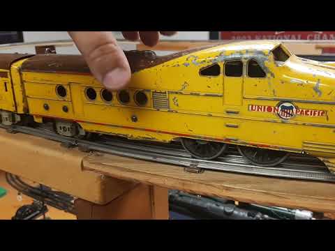 Pre-Restoration American Flyer City of Denver O Gauge Streamliner