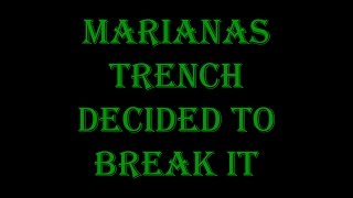 Decided to Break it - Marianas Trench Lyrics
