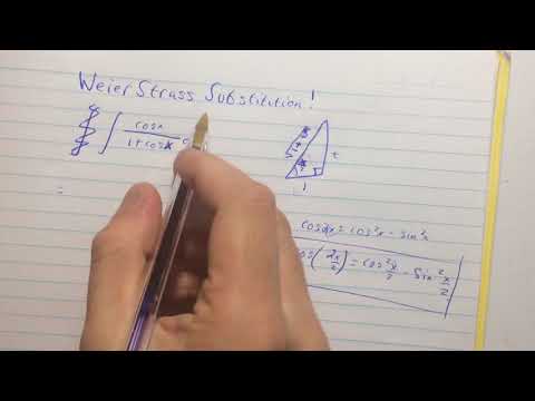 Weierstrass Substitution #1 Part 1