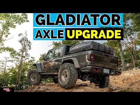 Jeep Gladiator Axle Upgrade for 40's (Dynatrac ProRock XD60 Install & Review) | Inside Line