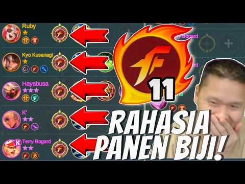 11 KOF ULTRA SYNERGY COLOK KE HAYABUSA!! 5 CRYSTAL KOF SEKALIGUS GILA!!