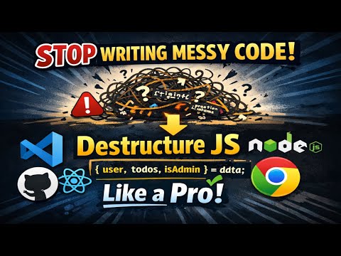 Unpack Javascript Values Easily Destructuring Tutorial