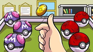 A Coin Flip decides our Pokemon for a battle!