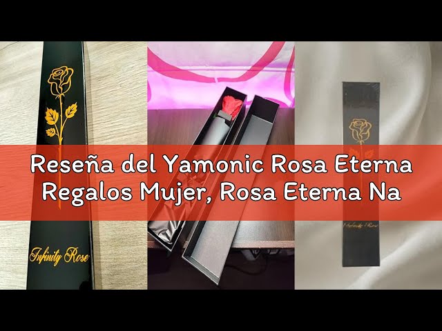 Vídeo relacionado con Yamonic Rosa Eterna Regalos para Mujer, Rosa Preservada con Tallo Regalo Dia de la Madre Regalo Cumpleaños Mujer, Flores Preservadas Regalos Madre, Rosa Eterna Natural Preservada Regalo San Valentín