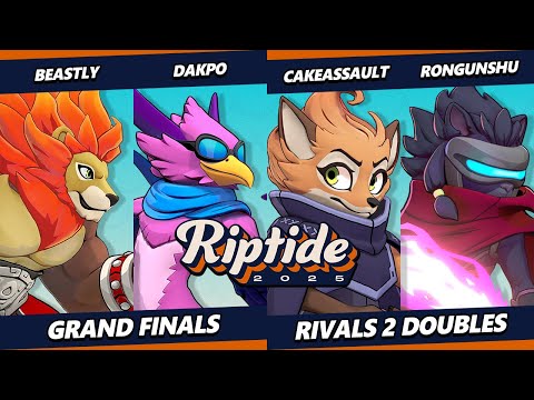 Riptide 2025 GRAND FINALS - Beastly & Dakpo Vs. CakeAssault & Rongunshu - Rivals of Aether II - RoA2